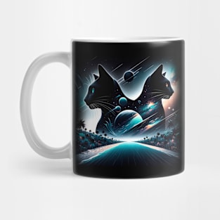 Black Cat Duality Mug